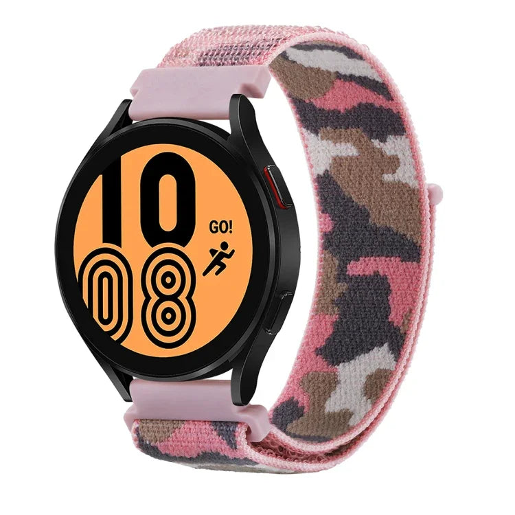 Dây đồng hồ vòng nylon họa tiết ngụy trang, cho Samsung Galaxy Watch5 40mm/44mm / Watch5 Pro