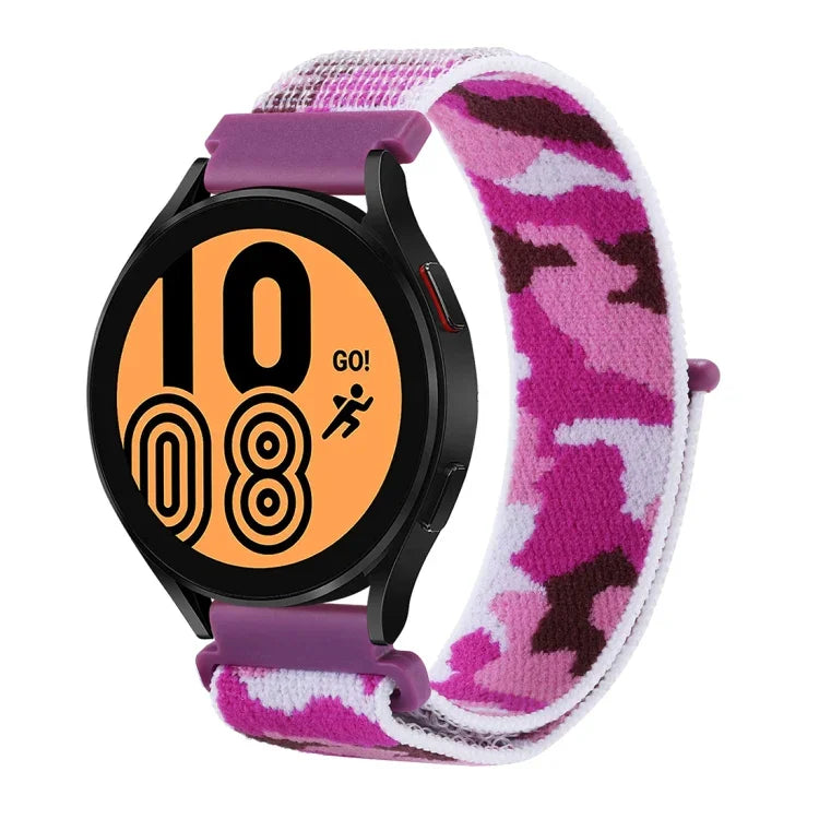 Dây đồng hồ vòng nylon họa tiết ngụy trang, cho Samsung Galaxy Watch5 40mm/44mm / Watch5 Pro