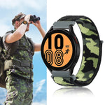 Dây đồng hồ vòng nylon họa tiết ngụy trang, cho Samsung Galaxy Watch5 40mm/44mm / Watch5 Pro