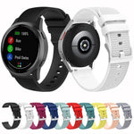 Dây đồng hồ silicone khóa bạc 20mm có vết lõm, cho Samsung Galaxy Watch5 40mm/44mm / Watch5 Pro
