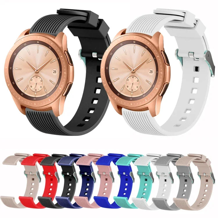 Dây đồng hồ silicone vân dọc 20mm, cho Samsung Galaxy Watch5 40mm/44mm / Watch5 Pro