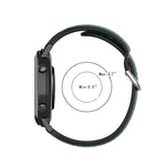 Dây đeo đồng hồ thể thao hai màu khóa 20mm, dành cho Huawei Watch GT2 42MM, dành cho Galaxy Watch Active2 / Active