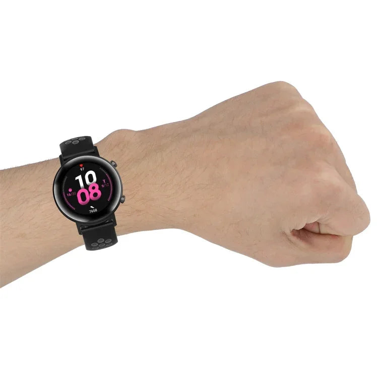 Dây đeo đồng hồ thể thao hai màu khóa 20mm, dành cho Huawei Watch GT2 42MM, dành cho Galaxy Watch Active2 / Active