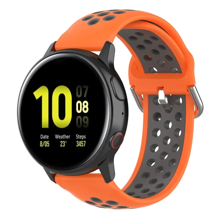 Dây đeo đồng hồ thể thao hai màu khóa 20mm, dành cho Huawei Watch GT2 42MM, dành cho Galaxy Watch Active2 / Active