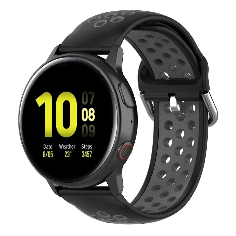 Dây đeo đồng hồ thể thao hai màu khóa 20mm, dành cho Huawei Watch GT2 42MM, dành cho Galaxy Watch Active2 / Active
