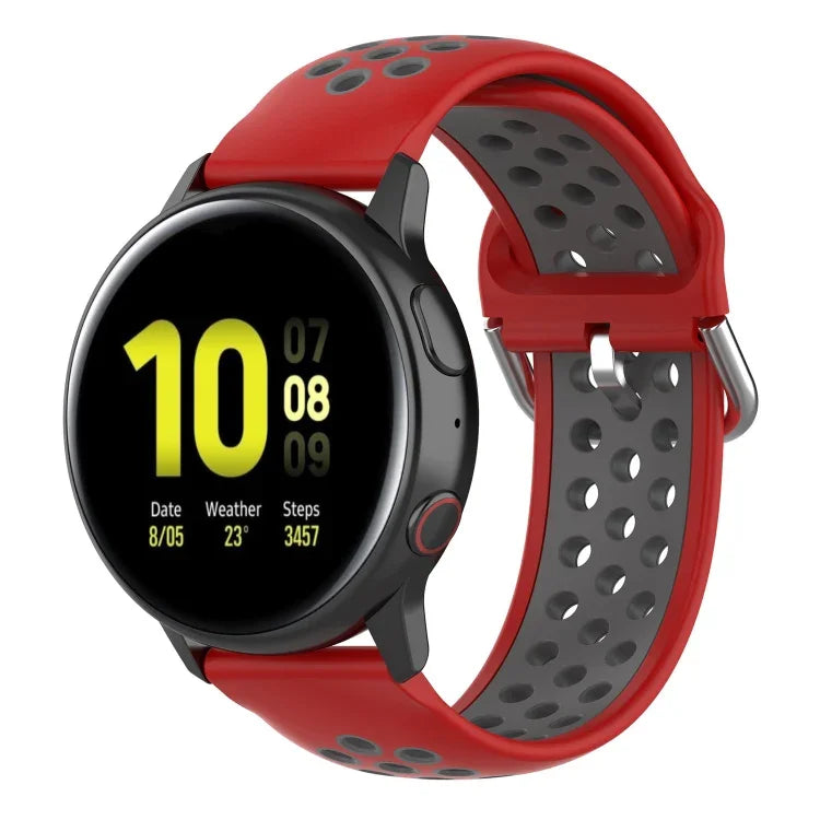Dây đeo đồng hồ thể thao hai màu khóa 20mm, dành cho Huawei Watch GT2 42MM, dành cho Galaxy Watch Active2 / Active