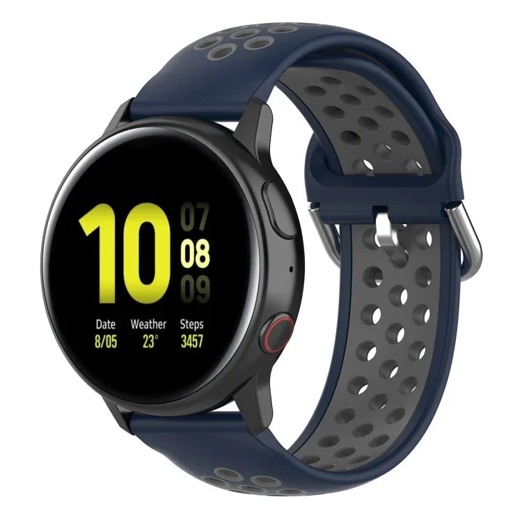 Dây đeo đồng hồ thể thao hai màu khóa 20mm, dành cho Huawei Watch GT2 42MM, dành cho Galaxy Watch Active2 / Active