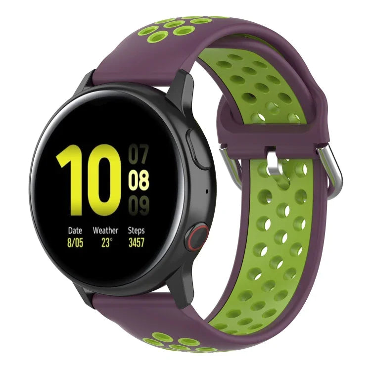 Dây đeo đồng hồ thể thao hai màu khóa 20mm, dành cho Huawei Watch GT2 42MM, dành cho Galaxy Watch Active2 / Active
