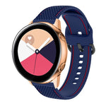 Dây đồng hồ silicone may hai màu, cho Samsung Galaxy Watch5 40mm/44mm / Watch5 Pro