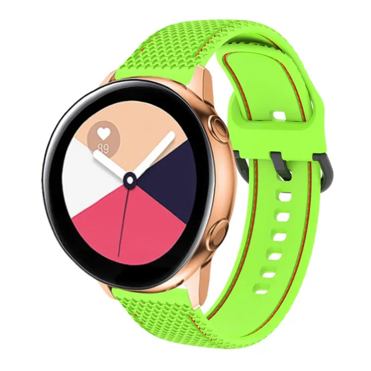 Dây đồng hồ silicone may hai màu, cho Samsung Galaxy Watch5 40mm/44mm / Watch5 Pro