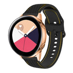 Dây đồng hồ silicone may hai màu, cho Samsung Galaxy Watch5 40mm/44mm / Watch5 Pro