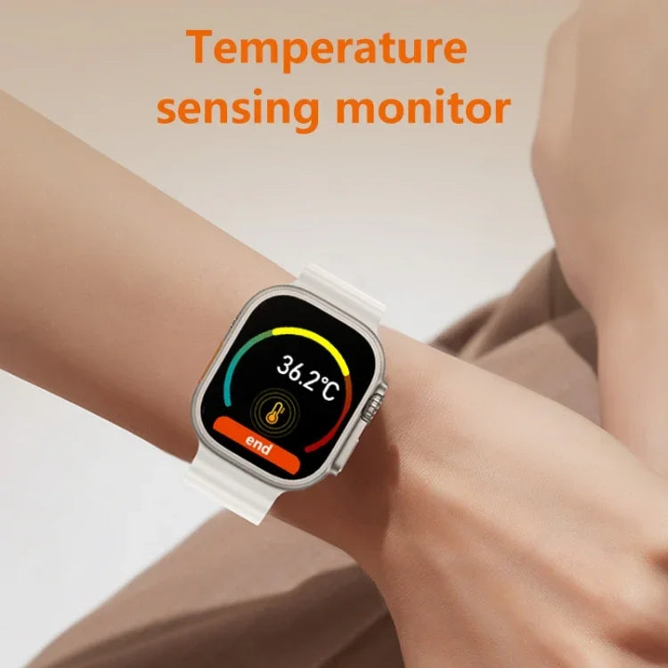 Đồng hồ thông minh WS8 Pro màn hình cảm ứng toàn phần IPS 2.0 inch, Chống nước IP67 Hỗ trợ theo dõi nhịp tim & oxy trong máu / Chế độ thể thao