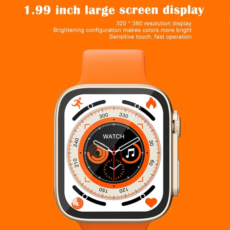 Đồng hồ thông minh KD99 Ultra màn hình IPS 1.99 inch, Hỗ trợ theo dõi nhịp tim & oxy trong máu / Chế độ thể thao
