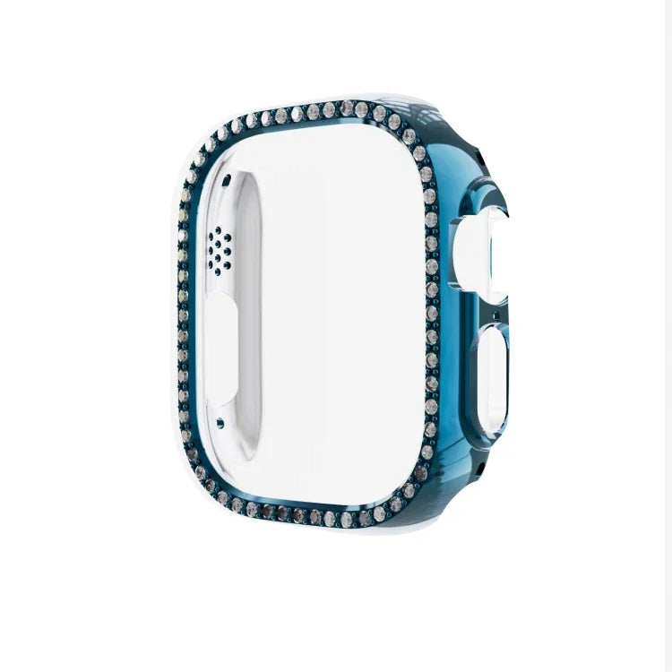 Ốp đồng hồ PC rỗng kim cương, Dành cho Apple Watch Ultra 3 / 2 / 1 49mm