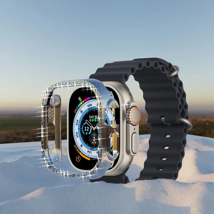 Diamond Hollow PC Watch Case, For Apple Watch Ultra 3 / 2 / 1 49mm