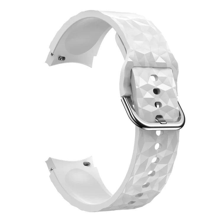 Dây đồng hồ silicone họa tiết hình thoi, cho Samsung Galaxy Watch 5 / Watch 5 Pro
