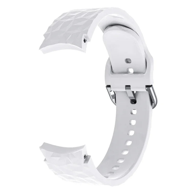 Dây đồng hồ silicone họa tiết hình thoi, cho Samsung Galaxy Watch 5 / Watch 5 Pro