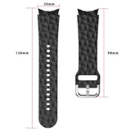 Dây đồng hồ silicone họa tiết hình thoi, cho Samsung Galaxy Watch 5 / Watch 5 Pro