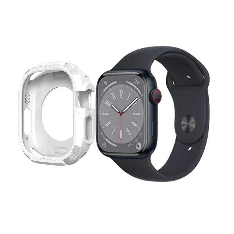 Ốp chống sốc sợi carbon cho Apple Watch, Series 9 / 8 / 7 45mm