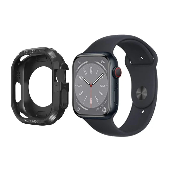 Ốp chống sốc sợi carbon cho Apple Watch, Series 9 / 8 / 7 45mm