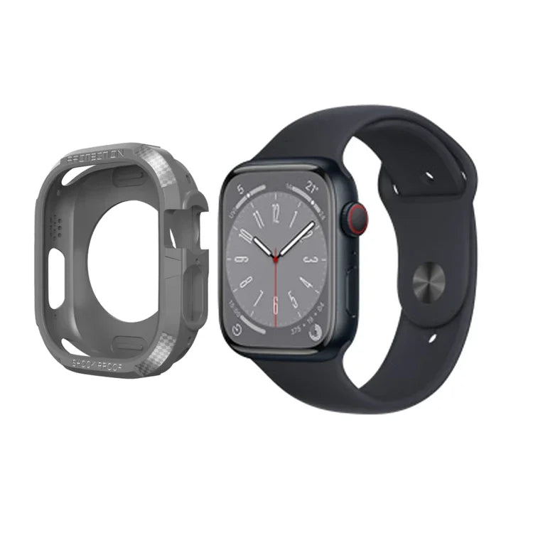 Ốp chống sốc sợi carbon cho Apple Watch, Series 9 / 8 / 7 45mm