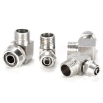 PL8-02 Đầu nối nhanh ren cái khóa ống đồng mạ niken LAIZE, PL4-M5, PL4-01, PL4-02, PL6-M5, PL6-01, PL6-02, PL8-01, PL8-02