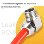 PL8-02 Đầu nối nhanh ren cái khóa ống đồng mạ niken LAIZE, PL4-M5, PL4-01, PL4-02, PL6-M5, PL6-01, PL6-02, PL8-01, PL8-02