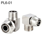 PL8-02 Đầu nối nhanh ren cái khóa ống đồng mạ niken LAIZE, PL4-M5, PL4-01, PL4-02, PL6-M5, PL6-01, PL6-02, PL8-01, PL8-02