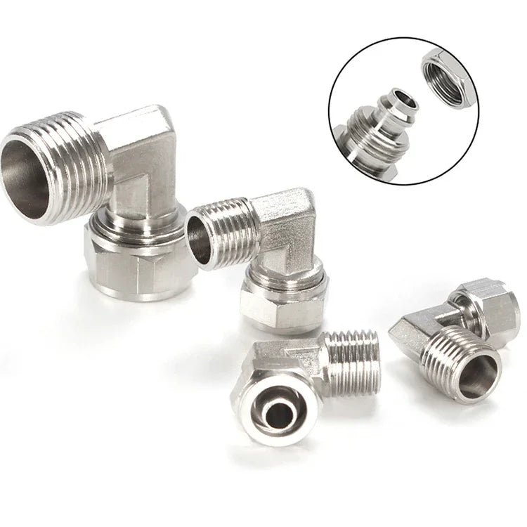 Đầu nối cái khóa xoay nhanh ống đồng mạ niken LAIZE FL6-01, FL6-01, FL6-02, FL8-01, FL8-02, FL10-01, FL10-02