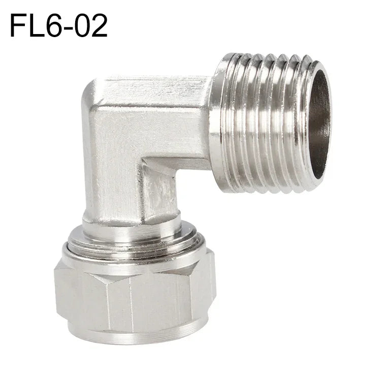 Đầu nối cái khóa xoay nhanh ống đồng mạ niken LAIZE FL6-01, FL6-01, FL6-02, FL8-01, FL8-02, FL10-01, FL10-02