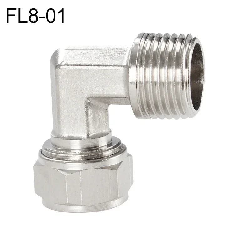 Đầu nối cái khóa xoay nhanh ống đồng mạ niken LAIZE FL6-01, FL6-01, FL6-02, FL8-01, FL8-02, FL10-01, FL10-02