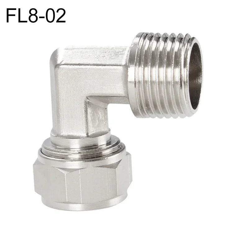 Đầu nối cái khóa xoay nhanh ống đồng mạ niken LAIZE FL6-01, FL6-01, FL6-02, FL8-01, FL8-02, FL10-01, FL10-02