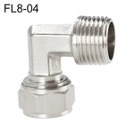 Đầu nối cái khóa xoay nhanh ống đồng mạ niken LAIZE, FL8-03, FL8-04, FL10-03, FL10-04, FL12-02, FL12-03, FL12-04