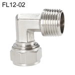 Đầu nối cái khóa xoay nhanh ống đồng mạ niken LAIZE, FL8-03, FL8-04, FL10-03, FL10-04, FL12-02, FL12-03, FL12-04