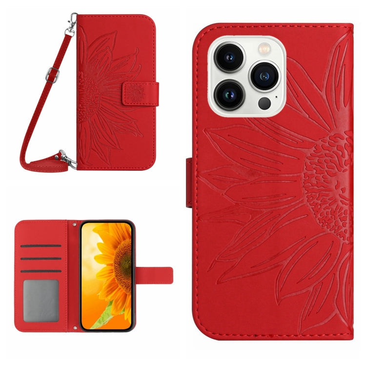 Skin Feel Sun Flower Pattern Flip Leather Phone Case, For iPhone 14 Pro, For iPhone 14 Pro Max, For iPhone X / XS, For iPhone XR