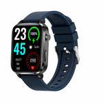 Đồng hồ thông minh F100 màn hình vuông HD 1.7 inch dây TPU Hỗ trợ theo dõi nhiệt độ cơ thể / oxy trong máu, Dây TPU (Đen), Dây TPU (Đỏ), Dây TPU (Xanh dương)