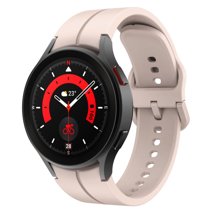 Dây đồng hồ silicone khóa màu sắc, dành cho Samsung Galaxy Watch 5 40mm / 44mm