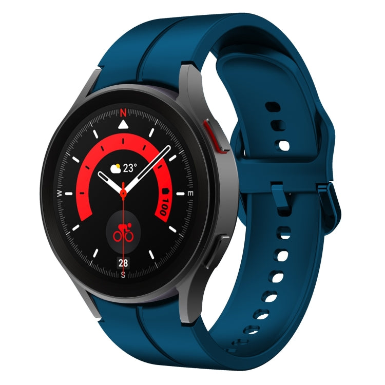 Dây đồng hồ silicone khóa màu sắc, dành cho Samsung Galaxy Watch 5 40mm / 44mm