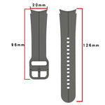 Dây đồng hồ silicone khóa màu sắc, dành cho Samsung Galaxy Watch 5 40mm / 44mm