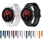 Dây đồng hồ silicone khóa màu sắc, dành cho Samsung Galaxy Watch 5 40mm / 44mm