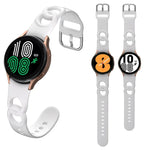 Dây đồng hồ silicone vòng đôi rỗng, cho Samsung Galaxy Watch 5 40mm / 44mm