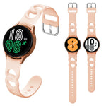 Dây đồng hồ silicone vòng đôi rỗng, cho Samsung Galaxy Watch 5 40mm / 44mm