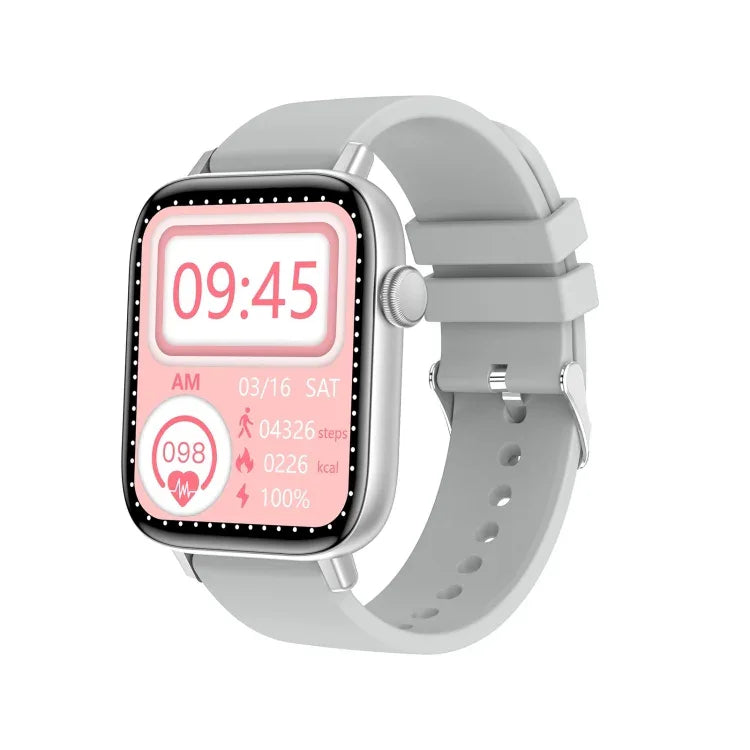 Đồng hồ thông minh T49 màn hình vuông HD 1.9 inch Hỗ trợ theo dõi nhịp tim / Gọi Bluetooth