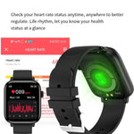 Đồng hồ thông minh T49 màn hình vuông HD 1.9 inch Hỗ trợ theo dõi nhịp tim / Gọi Bluetooth