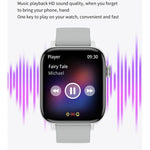 Đồng hồ thông minh T49 màn hình vuông HD 1.9 inch Hỗ trợ theo dõi nhịp tim / Gọi Bluetooth
