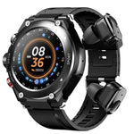 Đồng hồ thông minh T92 màn hình cảm ứng IPS 1.28 inch 2 trong 1 tai nghe Bluetooth, Hỗ trợ theo dõi nhịp tim / nghe nhạc Bluetooth