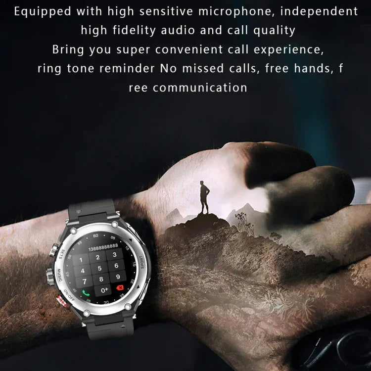 Đồng hồ thông minh T92 màn hình cảm ứng IPS 1.28 inch 2 trong 1 tai nghe Bluetooth, Hỗ trợ theo dõi nhịp tim / nghe nhạc Bluetooth