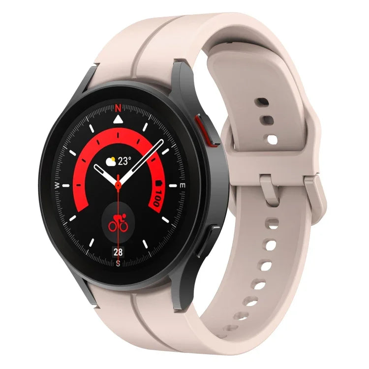 Dây đồng hồ silicone khóa cài nhiều màu, cho Samsung Galaxy Watch 5 Pro 45mm