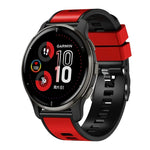 Dây đồng hồ silicone dệt trơn hai màu, cho Samsung Galaxy Watch 5 Pro 45mm