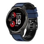 Dây đồng hồ silicone dệt trơn hai màu, cho Samsung Galaxy Watch 5 Pro 45mm